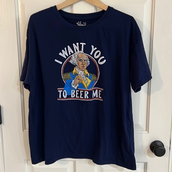 Mens Beer Tshirt Great Condition Worn Twice XL - Picture 1 of 4